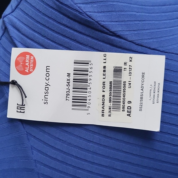 ❤️Blue crop sweater-medium - Picture 6 of 6